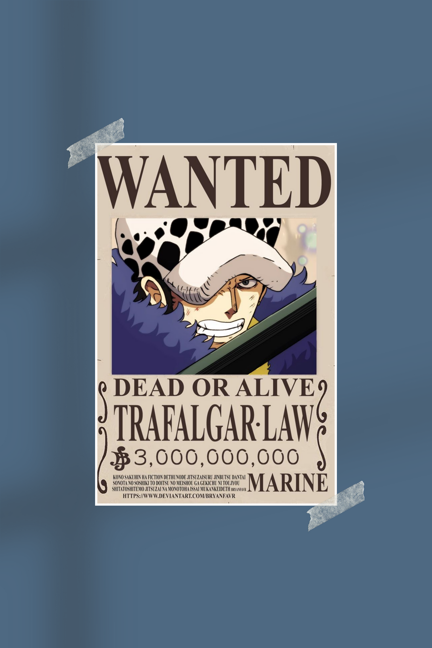 Trafalgar Law | One Piece | #4693 | Anime Poster