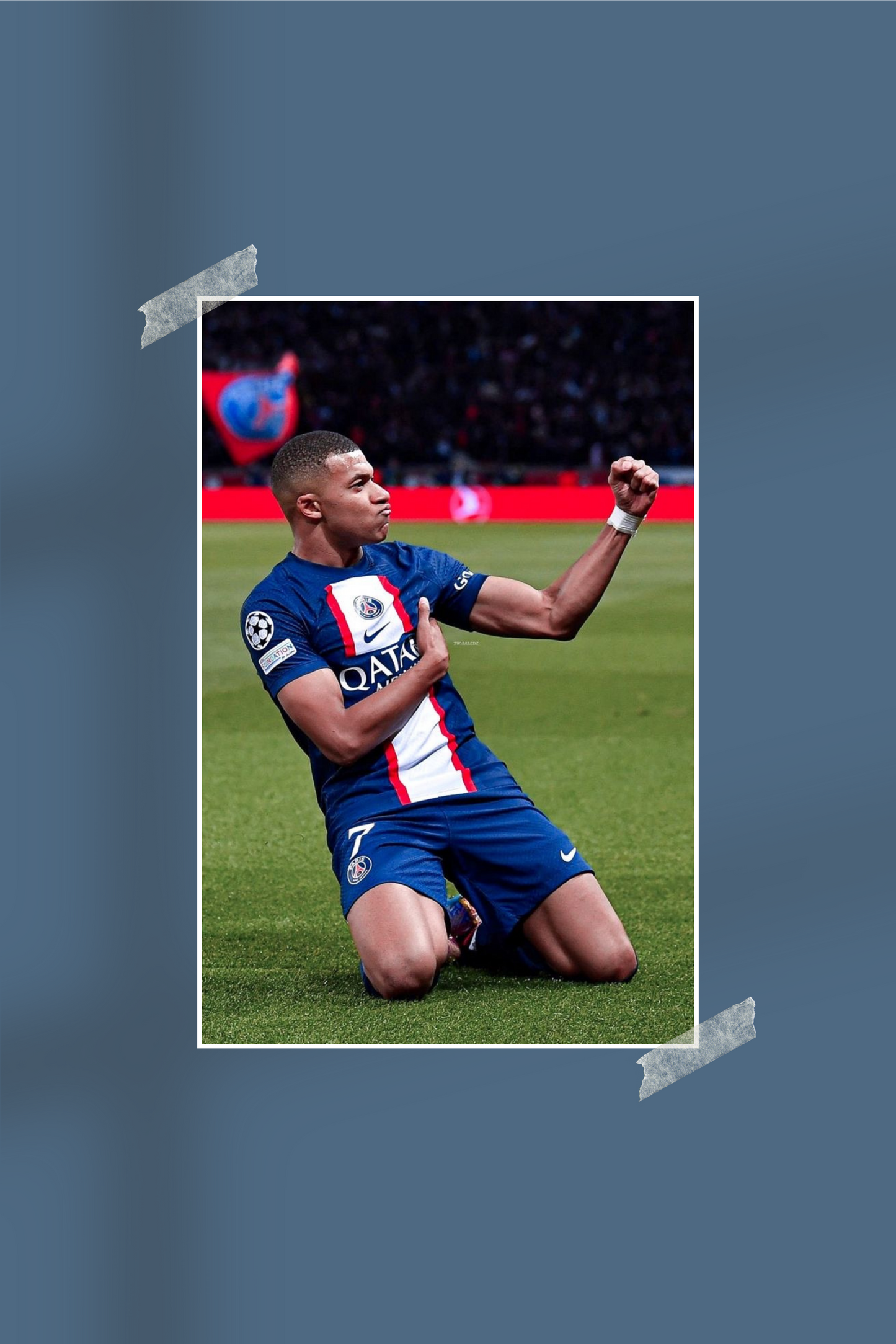 Kylian Mbappé | #0025 | Football | Sports Poster