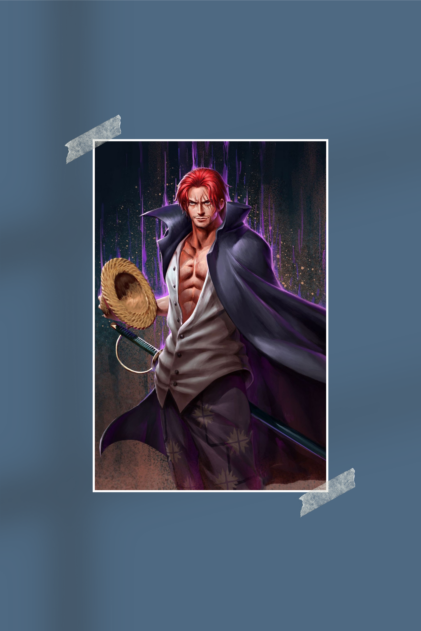Shanks | One Piece | #4595 | Anime Poster