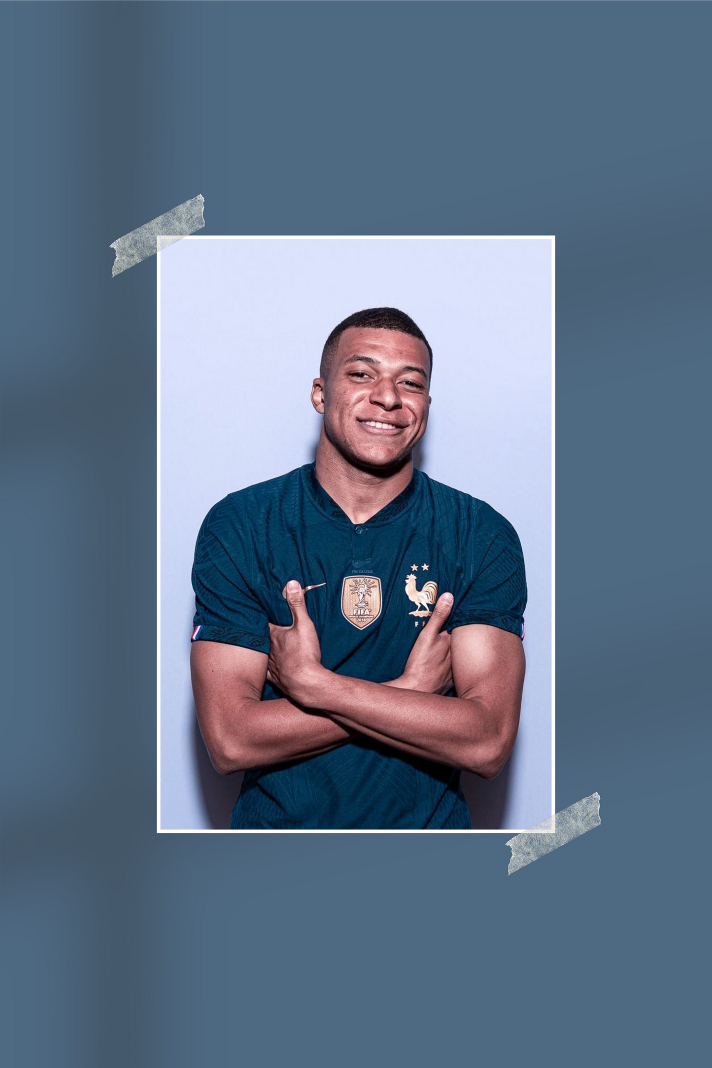 Kylian Mbappé | #0020 | Football | Sports Poster