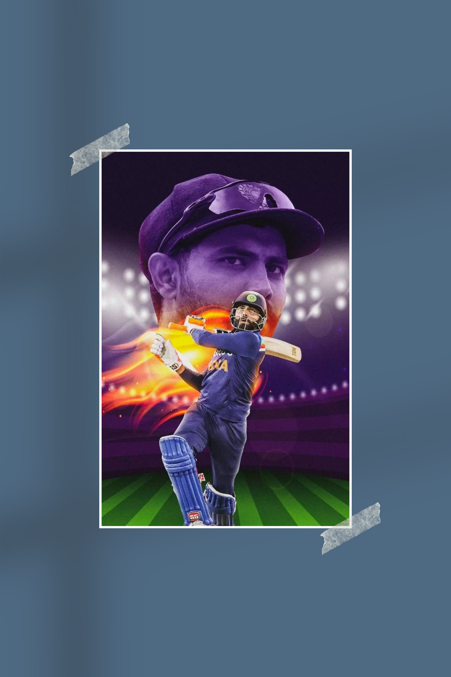 Ravindra Jadeja | #3780 | Cricket | Sports Poster
