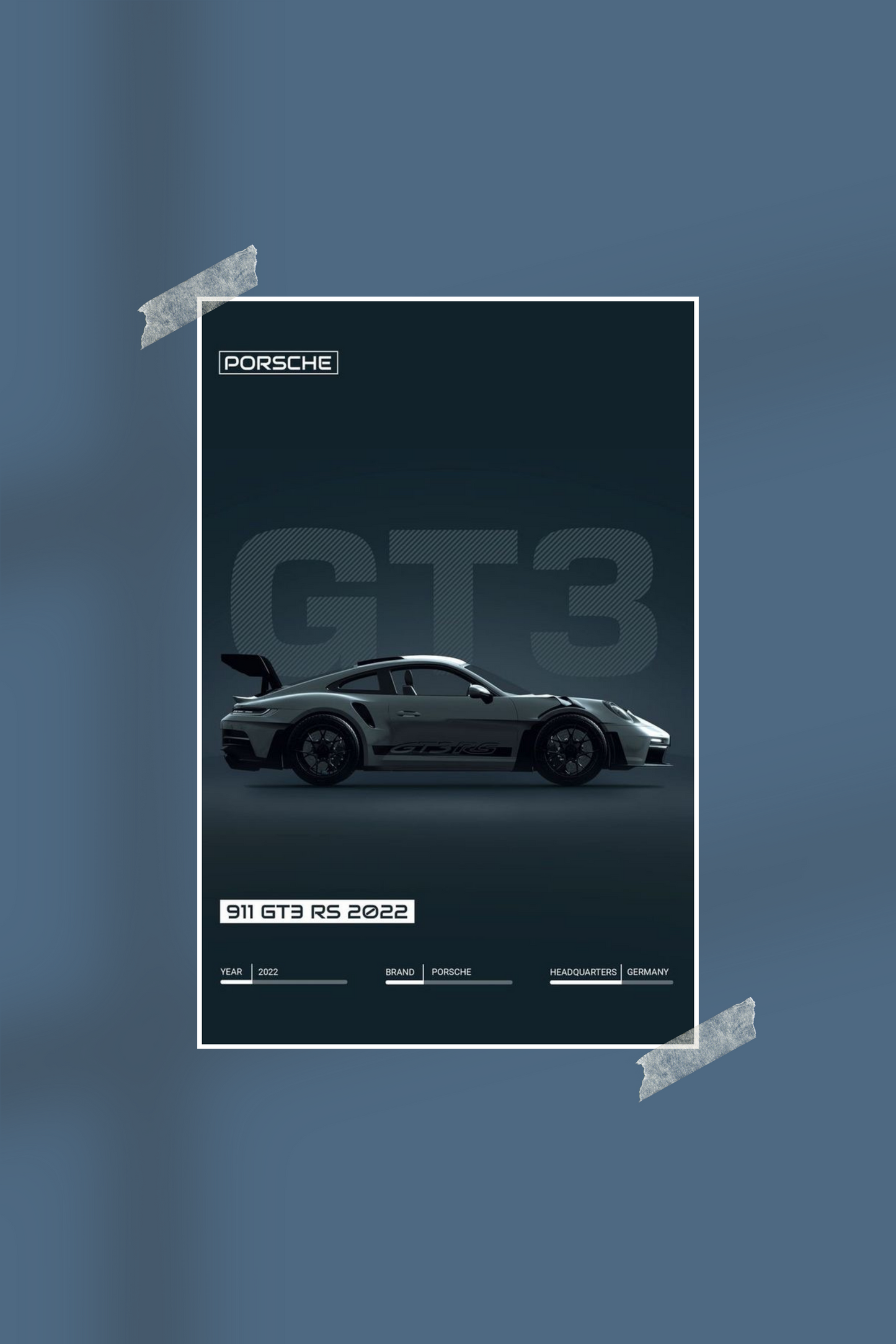 Porsche | #3996 | Car Poster