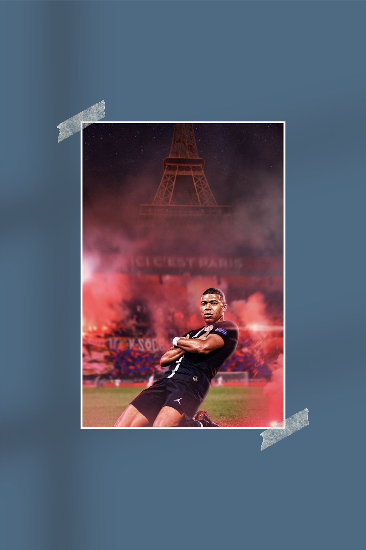 Kylian Mbappé | #0023 | Football | Sports Poster