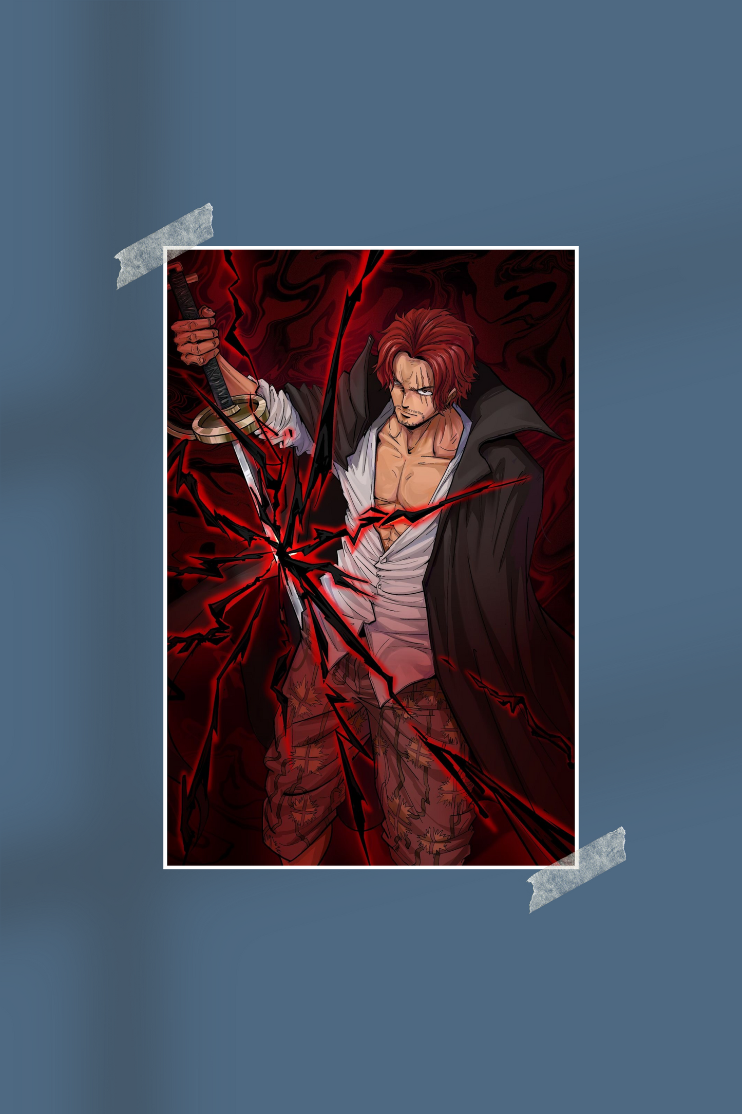 Shanks | One Piece | #4602 | Anime Poster