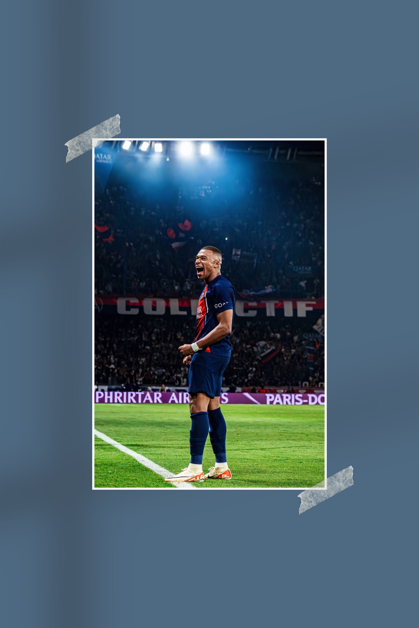Kylian Mbappé | #0021 | Football | Sports Poster