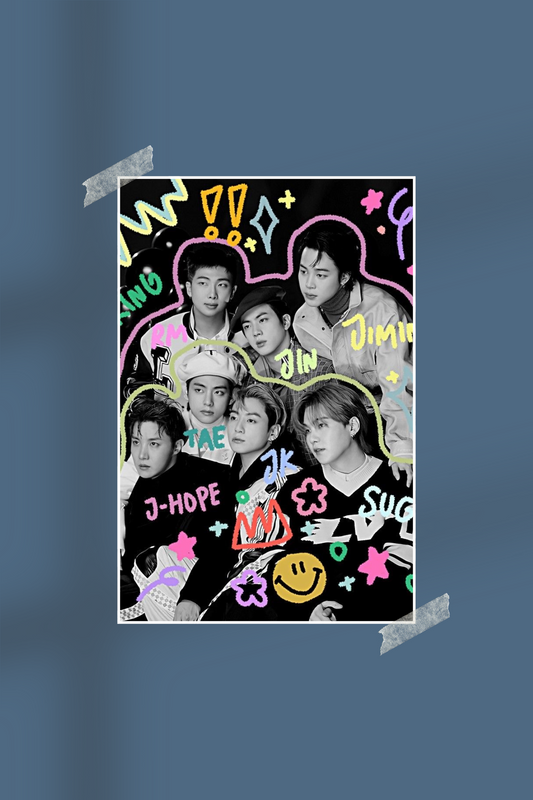 BTS | #4890 | Korean Music Artists Poster