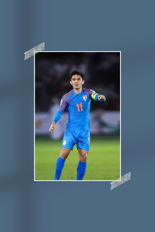 Sunil Chhetri | #0081 | Football | Sports Poster
