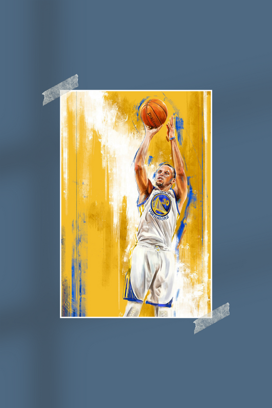 Stephen Curry | #4896 | Basketball | Sports Poster
