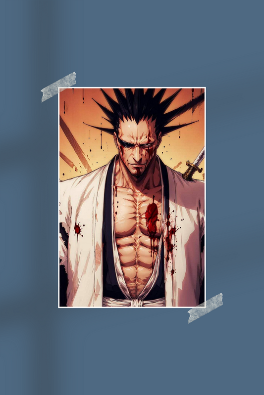 Kenpachi Zaraki | Bleach | #5646 | Anime Poster