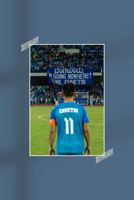 Sunil Chhetri | #0083 | Football | Sports Poster