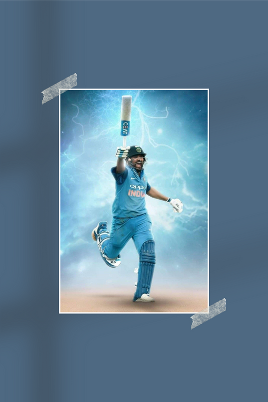 Rohit Sharma | #3762 | Cricket | Sports Poster