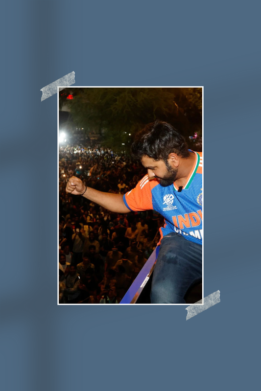 Rohit Sharma | #7731 | Champions | Cricket | Sports Poster