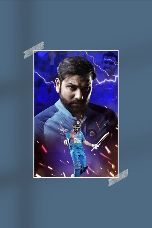 Rohit Sharma | #3767 | Cricket | Sports Poster