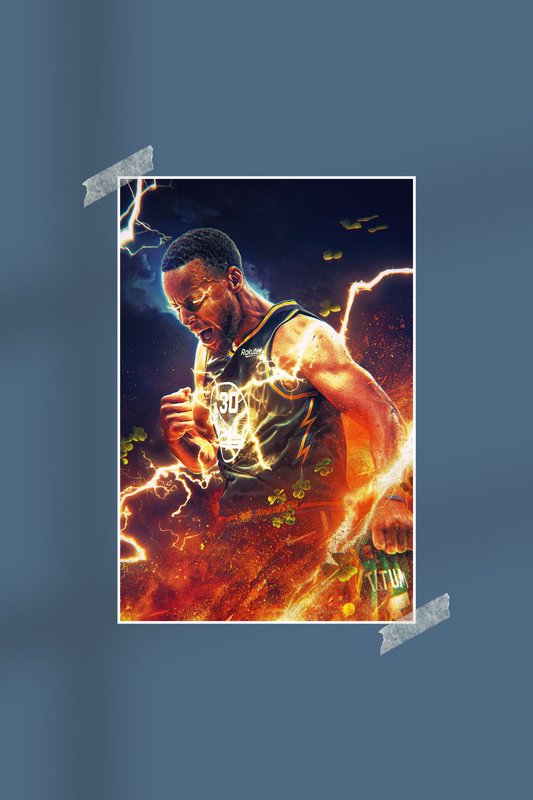 Stephen Curry | #4897 | Basketball | Sports Poster