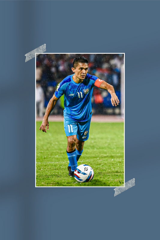 Sunil Chhetri | #0084 | Football | Sports Poster