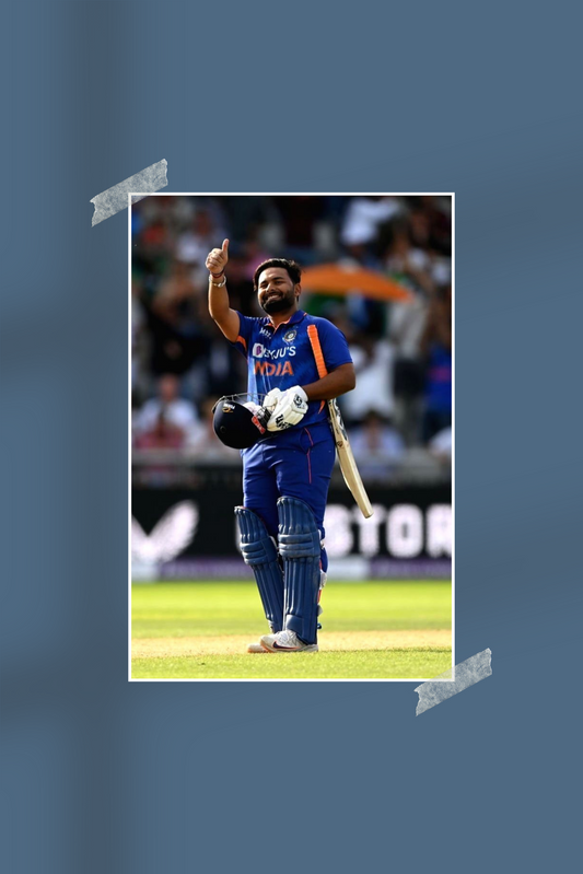 Rishabh Pant | #3753 | Cricket | Sports Poster