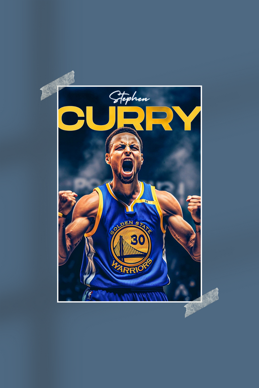 Stephen Curry | #4891 | Basketball | Sports Poster