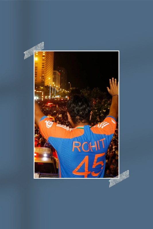 Rohit Sharma | #7730 | Champions | Cricket | Sports Poster